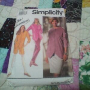Simplicity Sewing Pattern 7445 Women's Pants Shorts Skirt Top Sizes 10-18
